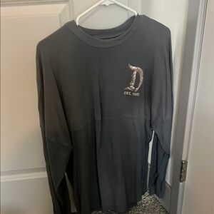 Unisex Gray Disneyland Spirit Jersey with Rose Gold Sequins